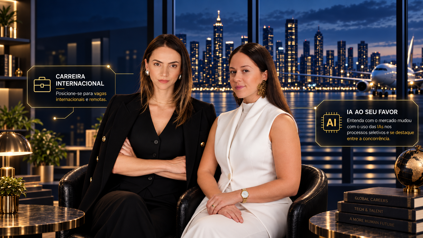 Andressa Bordon e Amanda Dutra na Imersão Simplifique Sua Vaga Remota